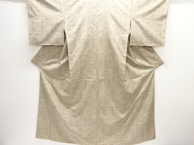 JAPANESE KIMONO / SILK / TOKAMACHI TSUMUGI / WOVEN SARASA